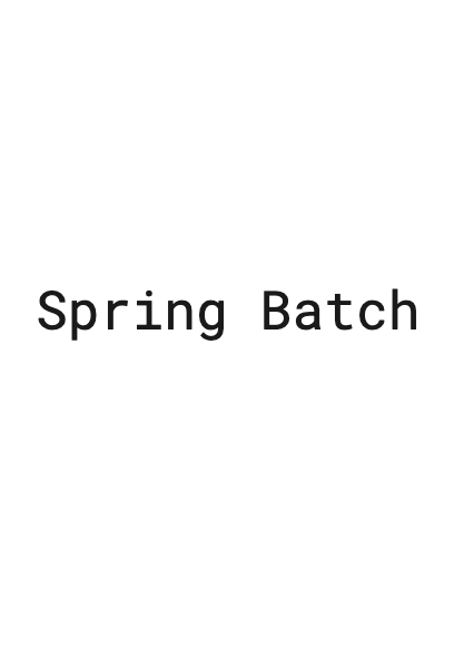 Spring Batch Job 알아보기 :: 코딩수집