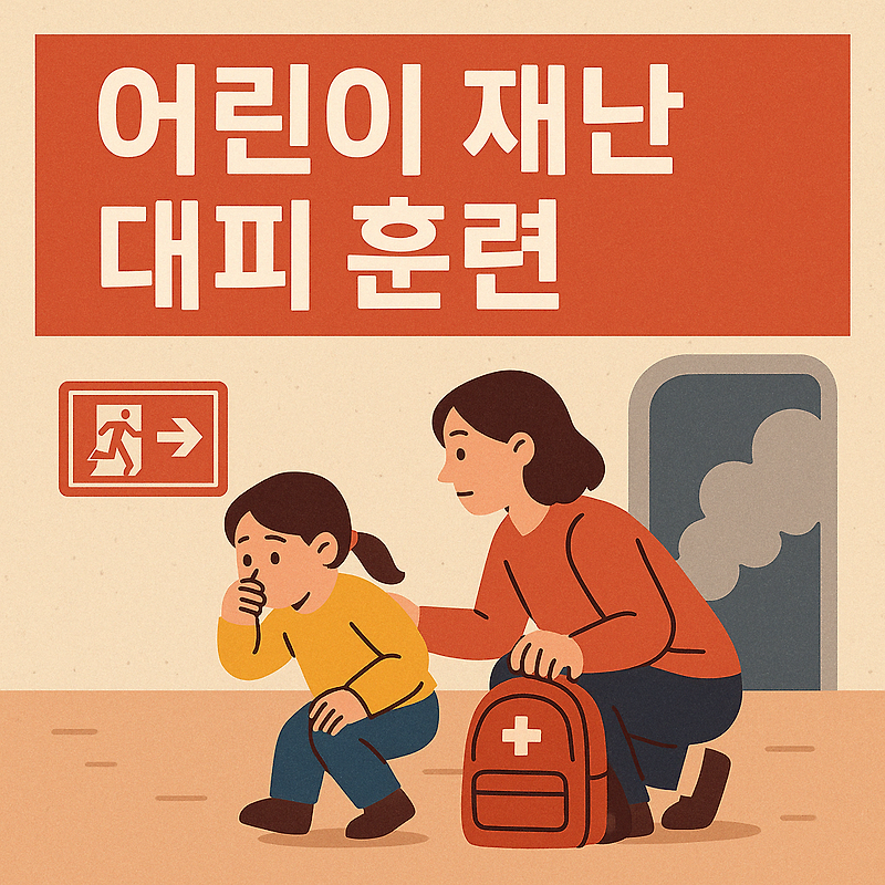 어린이 재난 대피 훈련, 아이의 생명을 지키는 현실적 교육