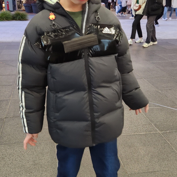 키즈패딩 추천 아디다스 경량 점퍼 숏패딩 구매 후기
