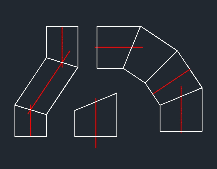 Flat Pattern Of Various Pipes AutoBOX