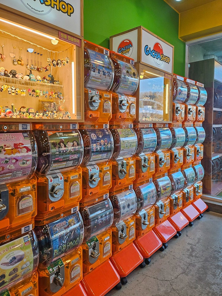 가챠샵, 캡슐 뽑기, GACHA SHOP, 가챠, がちゃ, ガチャ, Gacha, 일본 의성어, 가차가차(がちゃがちゃ), 기계 ...