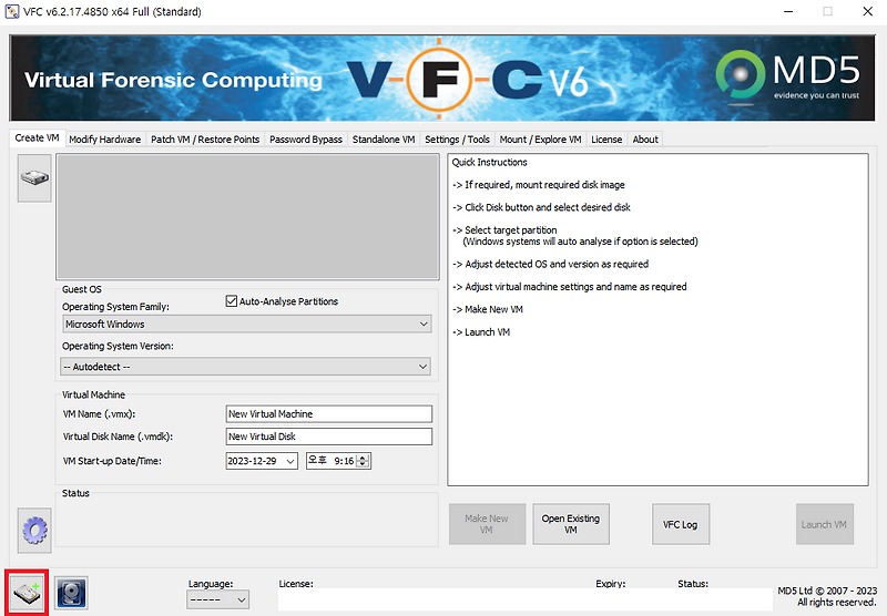VFC(Virutal Forensic Computing) 도구 소개 :: 보안 이야기