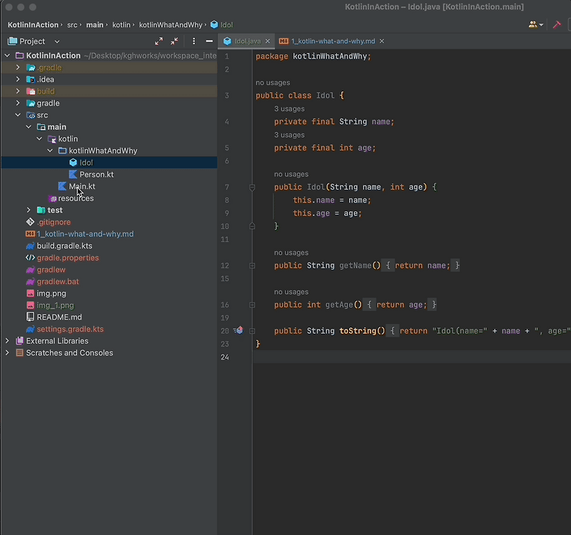  tip intellij java kotlin java to kotlin converter