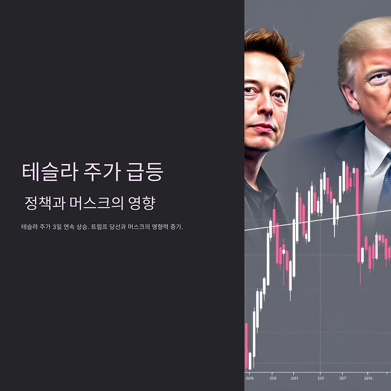 테슬라 주가 급등 정책 수혜 기대와 머스크의 입각 가능성