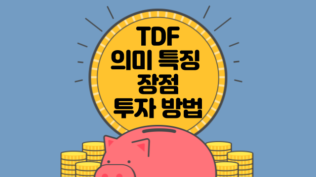 TDF 의미 특징 장점 투자 방법 알아보기