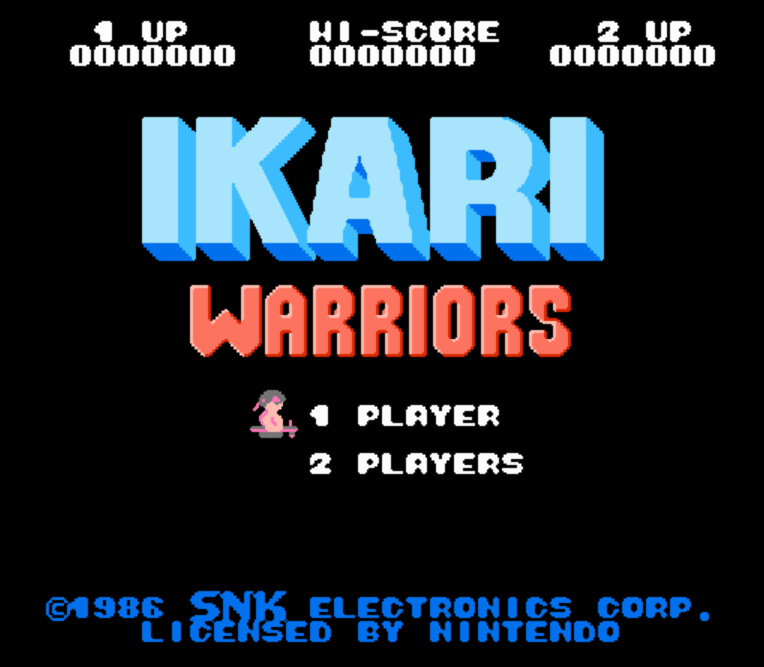 NES ROMS Ikari Warriors (EUROPE / 유럽판 롬파일 다운로드)