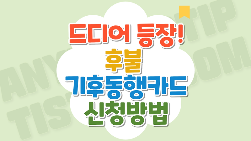 후불 기후동행카드 신청 발급 방법 따릉이 요금제 가격 비교