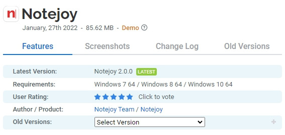 Notejoy 무료 다운로드