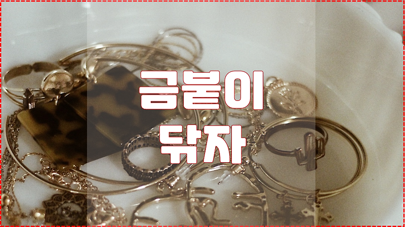 금, 은, 화이트 골드, 로즈 골드 악세사리 보관 및 세척 꿀팁