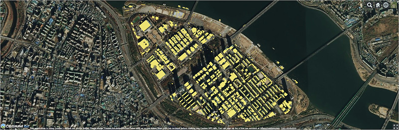 Cesium js 와 Qgis를 활용한 3D 건물 구현하기