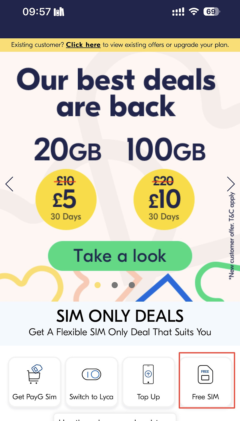 Lycamobile SIM으로 영국 전화번호 무료로 얻기