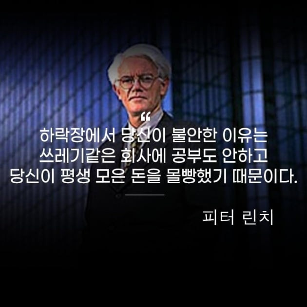 주식 투자 명언 피터린치 코스톨라니 워런버핏