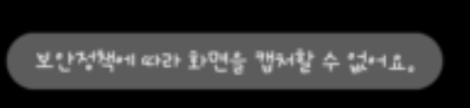 [Android Studio] 간단하게 캡처금지하기, 캡쳐방지 하기