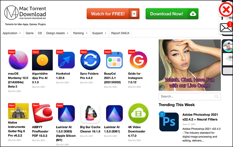 [MacOS] 맥북 토렌트 사이트 모음 추천 / 맥북, 아이맥, 맥미니, 맥OS