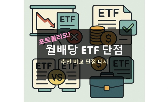 월배당 ETF 단점 추천 비교 포트폴리오 디시
