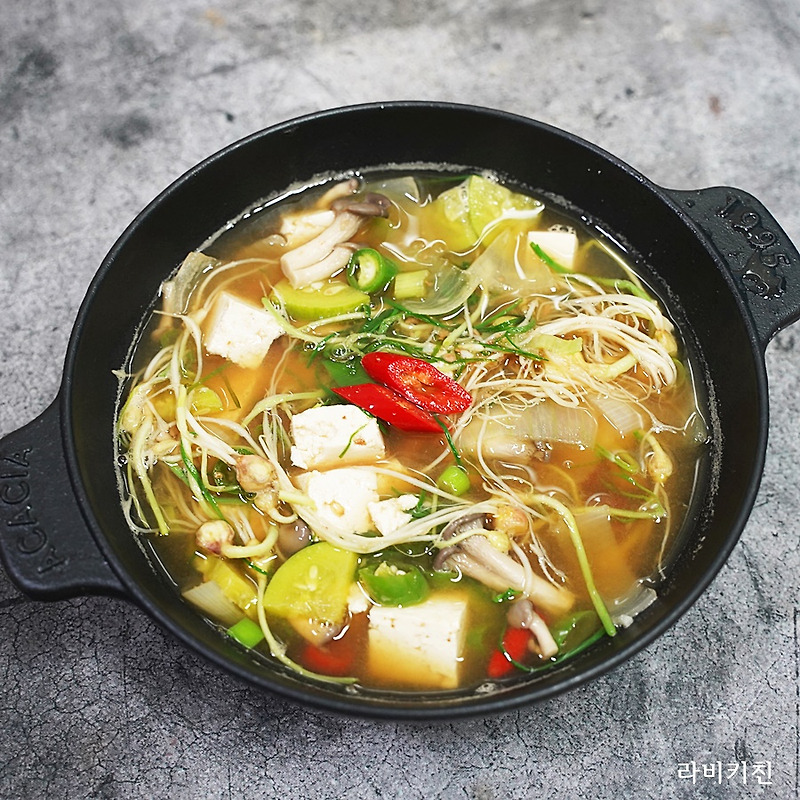 달래요리 백종원 달래된장찌개 만드는 법 된장찌개