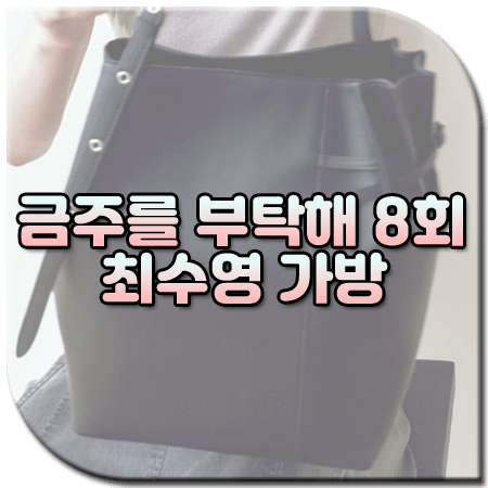 금주를 부탁해 8회 최수영 가방 / 루에브르 버킷백 라지 [한금주 패션]