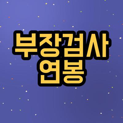 부장검사 연봉 직급 궁궁하신가요