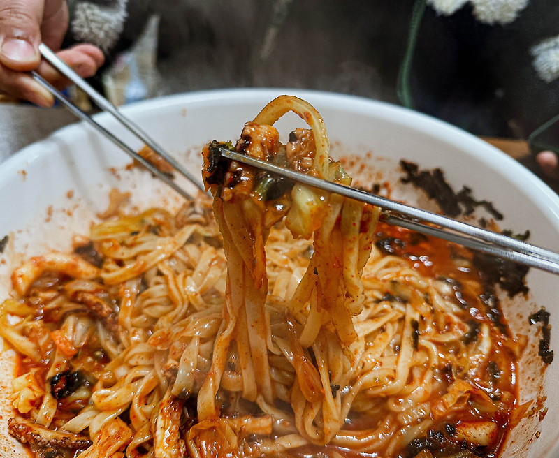 GeniusJW 이천 소문난칼국수 관고전통시장 면낙지 맛집