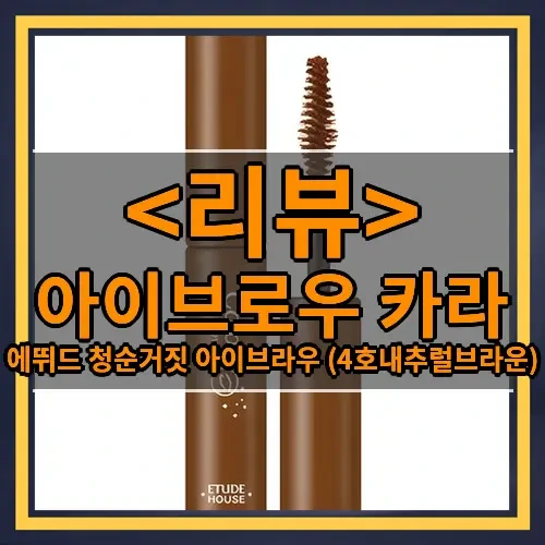 아이브로우 카라 추천
