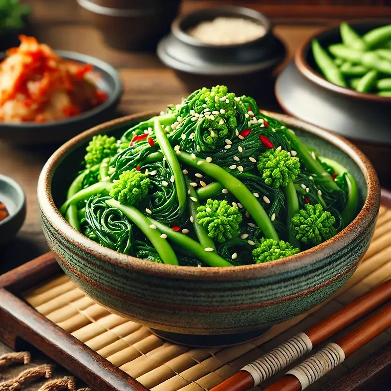 쑥갓무침 레시피 (Chrysanthemum Greens Salad Recipe) 신선한 봄철 반찬
