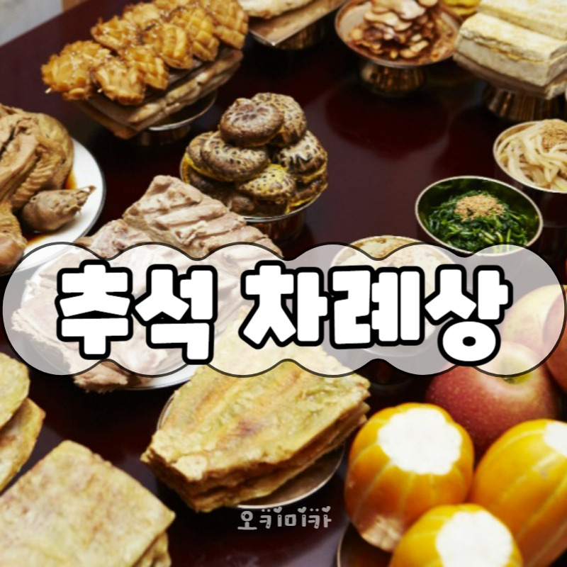 추석 차례상의 의미와 역사를 알아보자