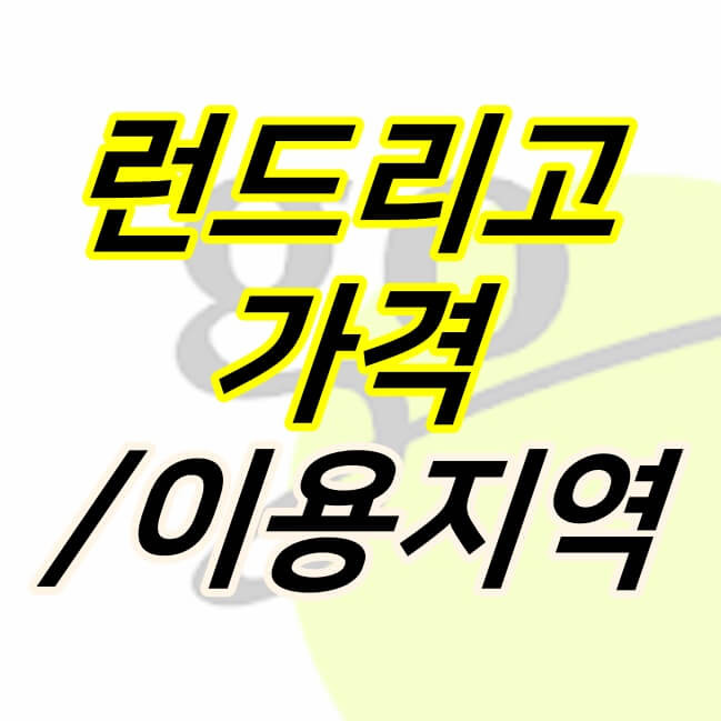 NEW BOX :: 런드리고 가격, 서비스 지역