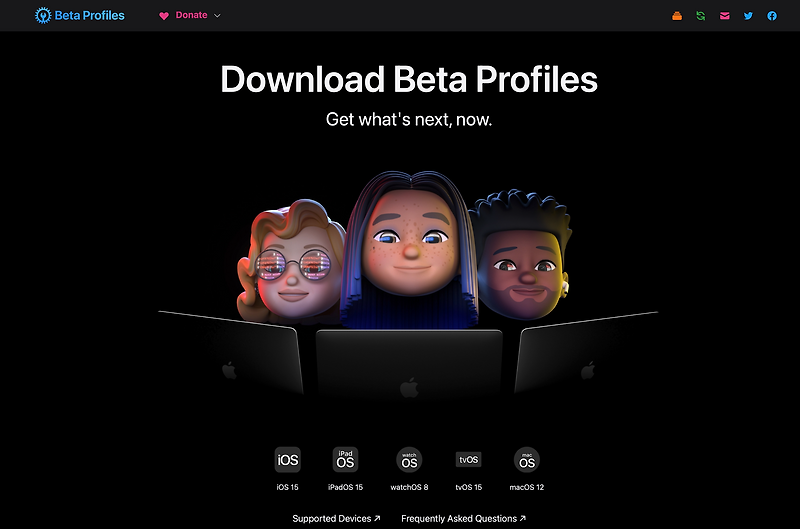 아이폰/아이패드, iOS 15 / iPadOS 15 Developer Beta Profile 다운로드