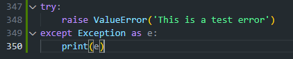 Python try except 문에서 에러 발생 위치 출력하기
