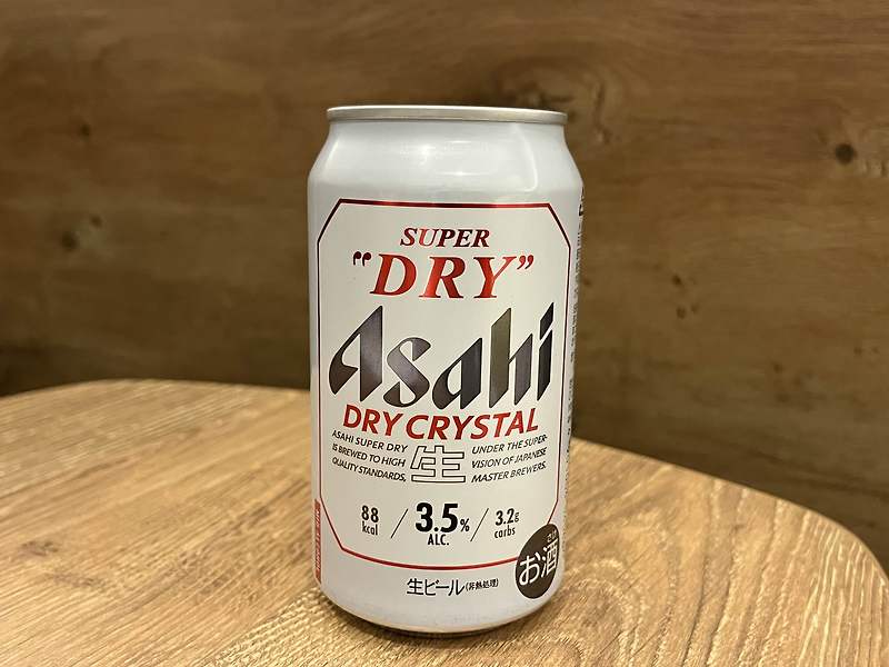 2024.02 JAPAN OSAKA SUPER “DRY” Asahi DRY CRYSTAL 88kcal 3.5% 350ml