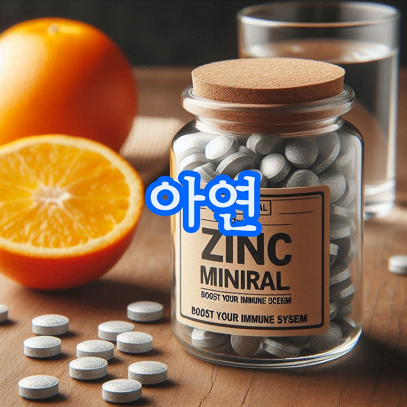 아연(Zinc, Zn)효능과 결핍 부작용 관련식품 알아보기