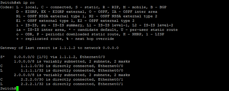 [근본투어 - 01] Floating Static Routing 확인 방법