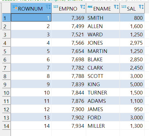 oracle-rownum