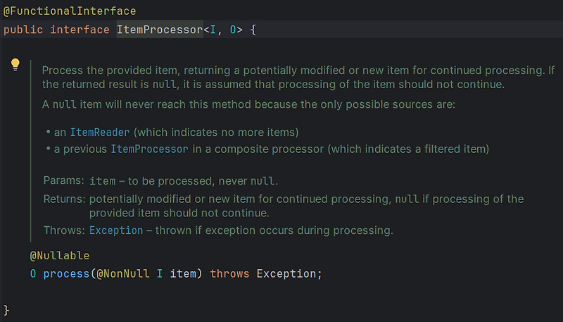 Spring Batch 3 - Items(Processor)