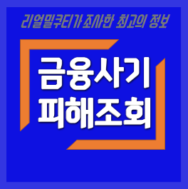 인터넷 사기꾼 조회 방법, 중고나라 등 금융 사기