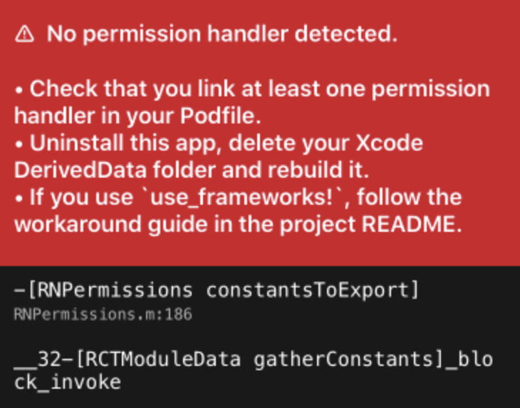 react-native-react-native-permissions-no-permission-handler
