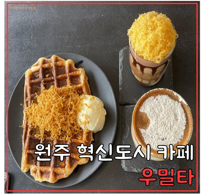 [ 원주 카페 ] 우밀타 : 시그니처 우밀타커피 추천 애견동반 가능🐾
