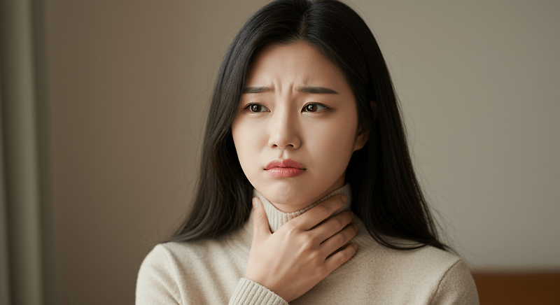 침 삼킬 때 목 아픔 이유, 목통증 해결방안