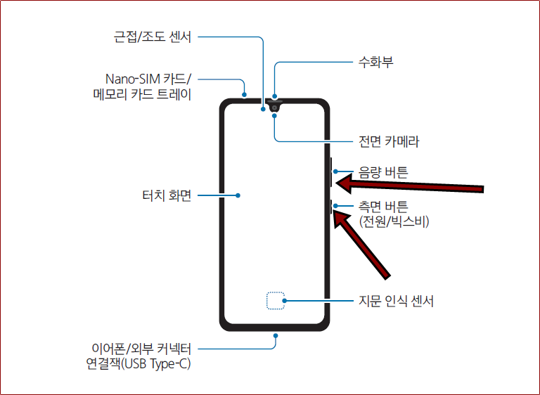 갤럭시A90 캡처(스크린샷) 방법