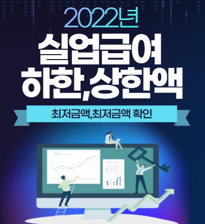 2022년 실업급여 금액 확인(상한액,하한액,최저금액 얼마?)