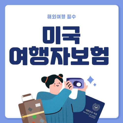 광고X) 유튜버,전문가가 선정한 저렴한 미국 여행자보험 추천 2가지