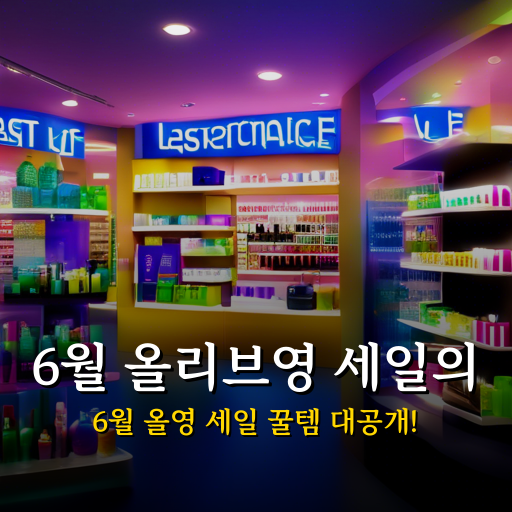 6월 올영 세일 올리브영 할인 꿀템 대공개!