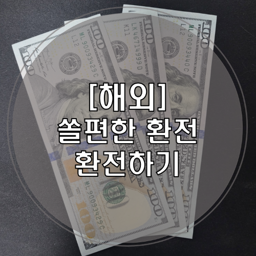 [해외] 쏠편한 환전으로 환전하기 해외여행 준비하기