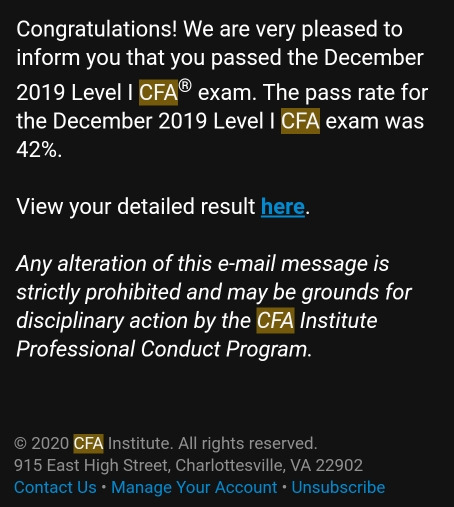 CFA LEVEL 3 CBT 시험후기