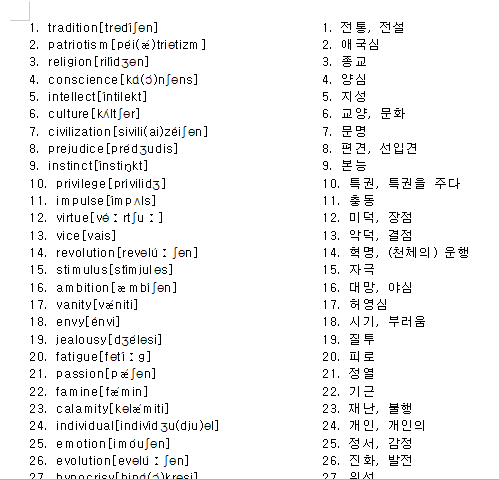 모든 것의 모든 것(모모것) :: 고등학교 영어 단어 - 고등 영어, 교육부 추천 영단어, 영어 단어 시험, 영어 단어 은행(모모것)