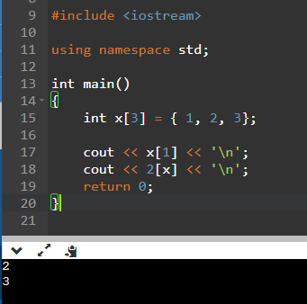 [C++] ptr[offset], offset[ptr] 은 같은 값이다? :: 껍데기방