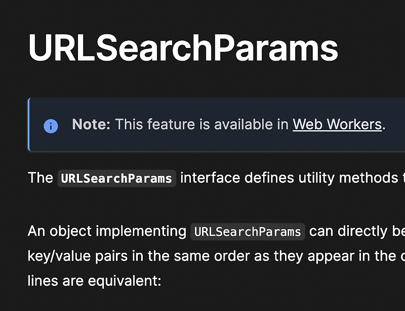 new urlsearchparams()