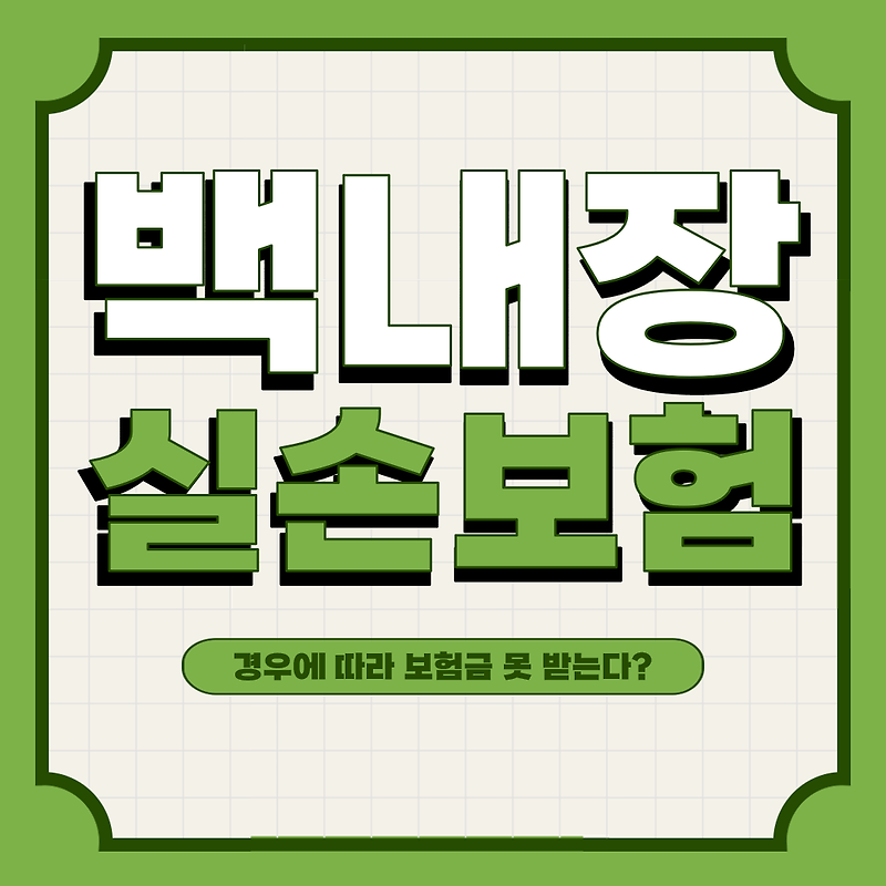 백내장수술 실손보험 청구할 때 10