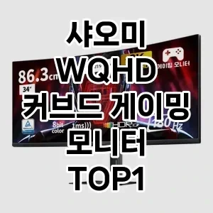 역대급 가성비 샤오미 WQHD 커브드 게이밍 모니터 추천 베스트