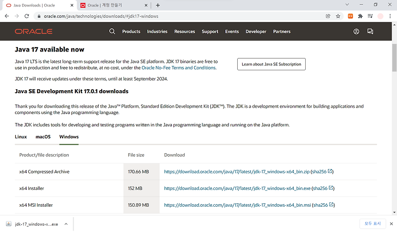 [Java] 자바 입문기 - 오라클 로그인 없이 JDK 설치, 이클립스 (Eclipse) IDE 설치